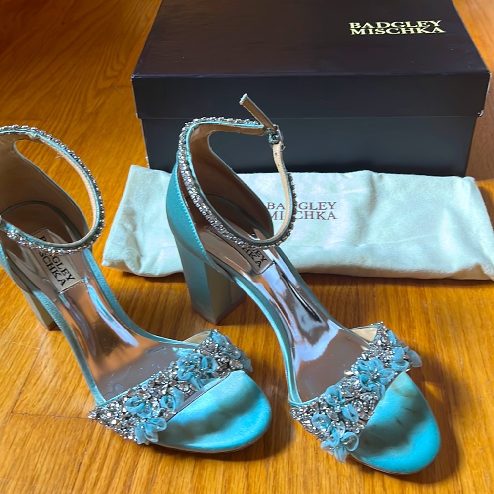 Badgley Mischka Finesse Ankle Strap Evening Shoe